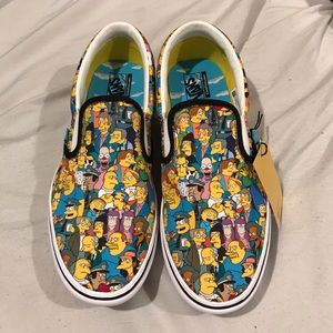 VANS THE SIMPSONS SLIP ONS